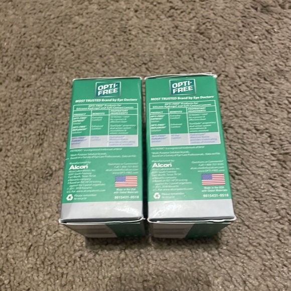 OPTI-FREE Puremoist Multipurpose Disinfecting Solution 2OZ Lot of 2‎ New - Picture 4 of 5